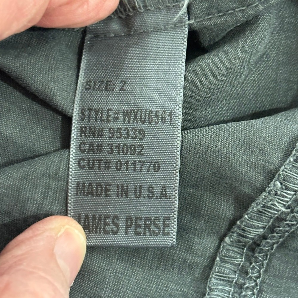 James Perse Sleeveless Pullover Cotton Dress,‎ Gray, Size 2 - Picture 5 of 6